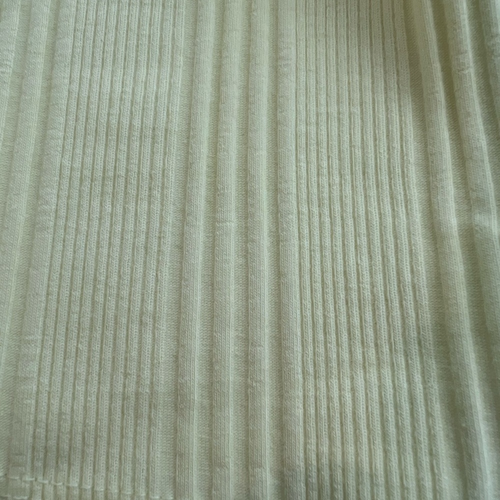 Zara Ribbed Yellow Tank Top - Picture 4 of 5